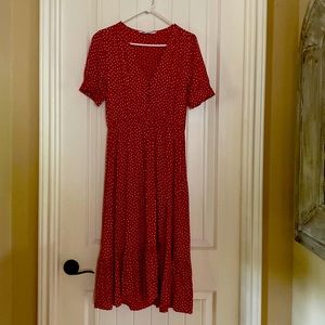 Zara polka dot dress